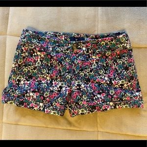 Floral Jean Shorts